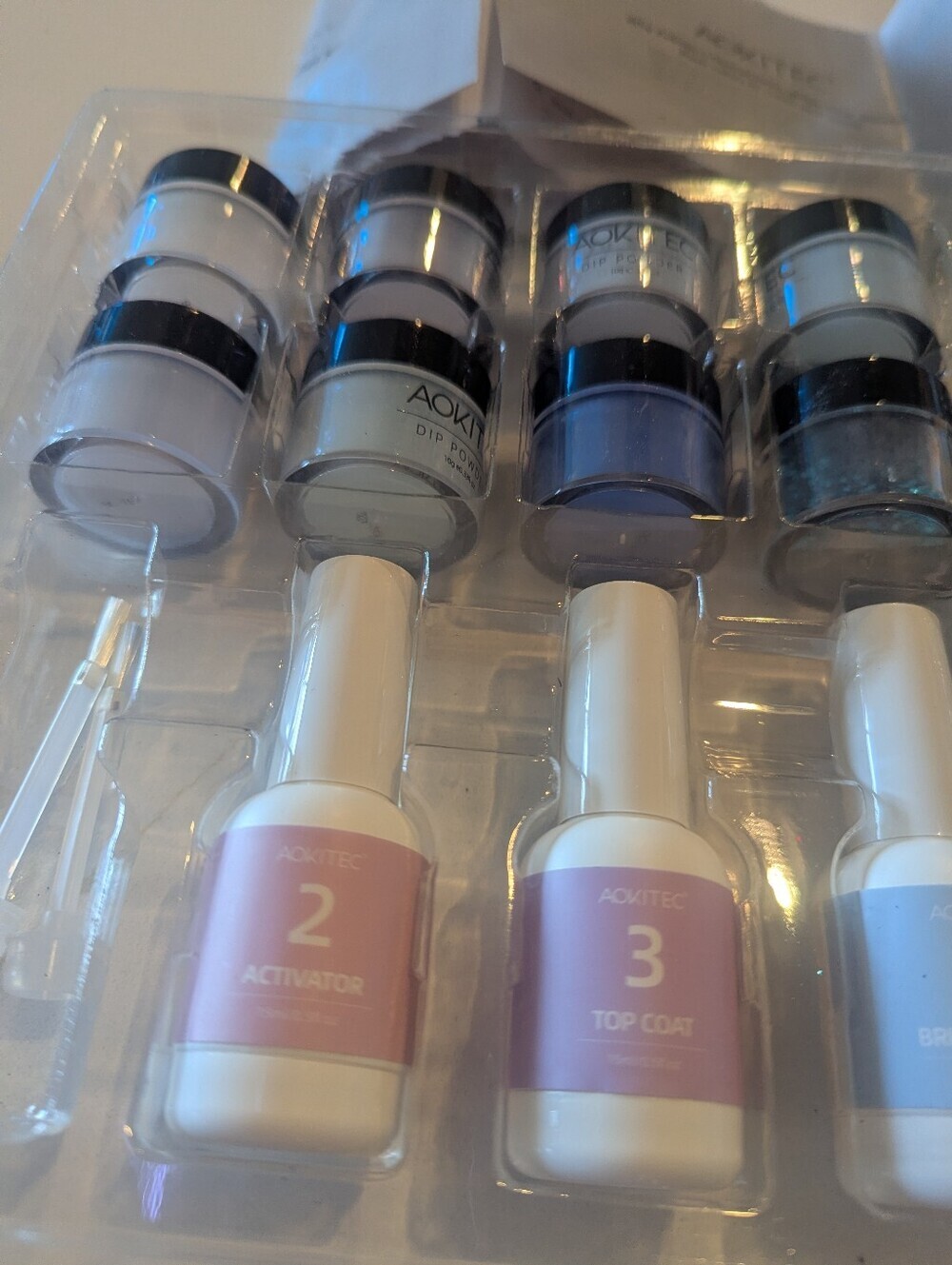 AokitEC Acrylic Nail Powder & Liquid Kit in Pastel Shades - Picture 7 of 8